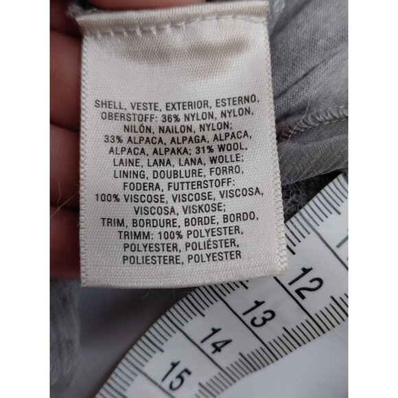 Anthropologie Long Sleeve Gray Wool Alpaca Nylon Blend Tunic Sweater L - Picture 4 of 11